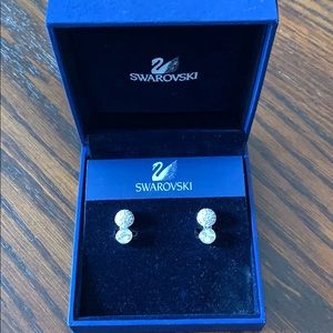 NWT Swarovski Crystal Clip on Earrings